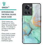Green Marble Glass Case for OnePlus 10R 5G
