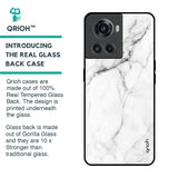 Modern White Marble Glass Case for OnePlus 10R 5G