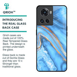 Vibrant Blue Marble Glass Case for OnePlus 10R 5G