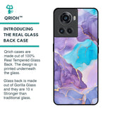 Alcohol ink Marble Glass Case for OnePlus 10R 5G