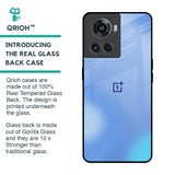 Vibrant Blue Texture Glass Case for OnePlus 10R 5G