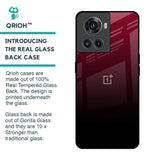 Wine Red Glass Case For OnePlus 10R 5G