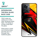 Race Jersey Pattern Glass Case For OnePlus 10R 5G