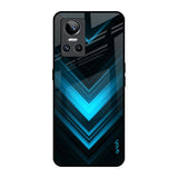 Vertical Blue Arrow Realme GT Neo 3 Glass Back Cover Online