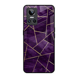 Geometric Purple Realme GT Neo 3 Glass Back Cover Online