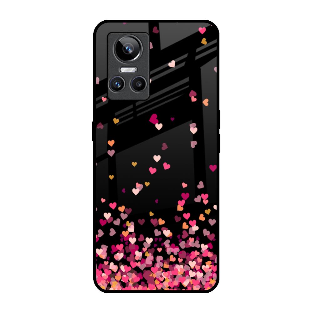 Heart Rain Fall Realme GT Neo 3 Glass Back Cover Online