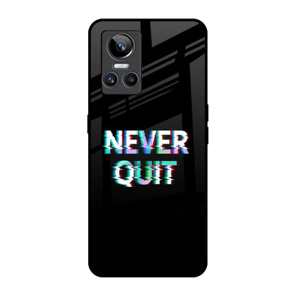 Never Quit Realme GT Neo 3 Glass Back Cover Online