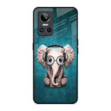 Adorable Baby Elephant Realme GT Neo 3 Glass Back Cover Online