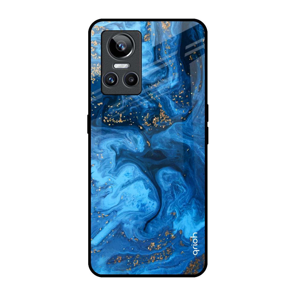 Gold Sprinkle Realme GT Neo 3 Glass Back Cover Online