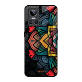 Retro Gorgeous Flower Realme GT Neo 3 Glass Back Cover Online