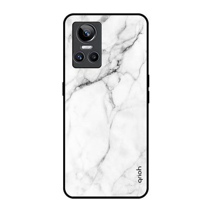 Modern White Marble Realme GT Neo 3 Glass Back Cover Online