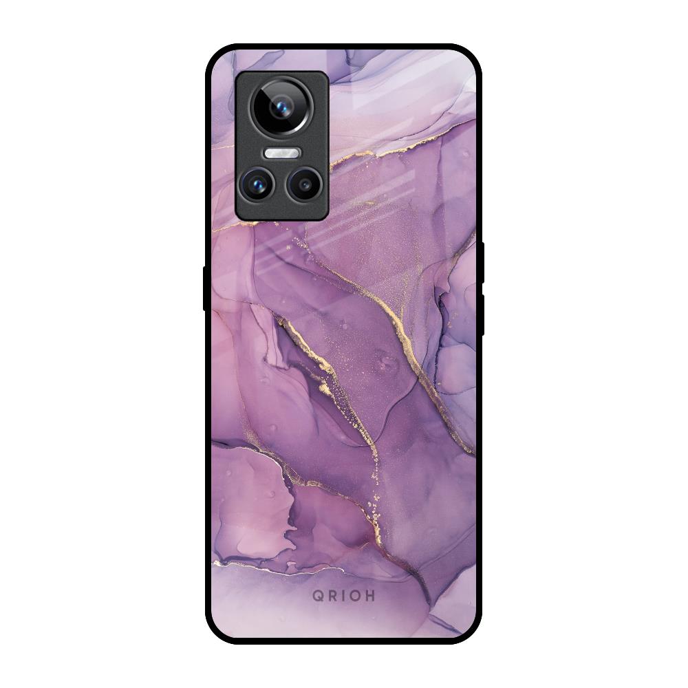 Purple Gold Marble Realme GT Neo 3 Glass Back Cover Online