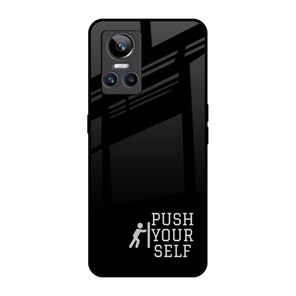 Push Your Self Realme GT Neo 3 Glass Back Cover Online