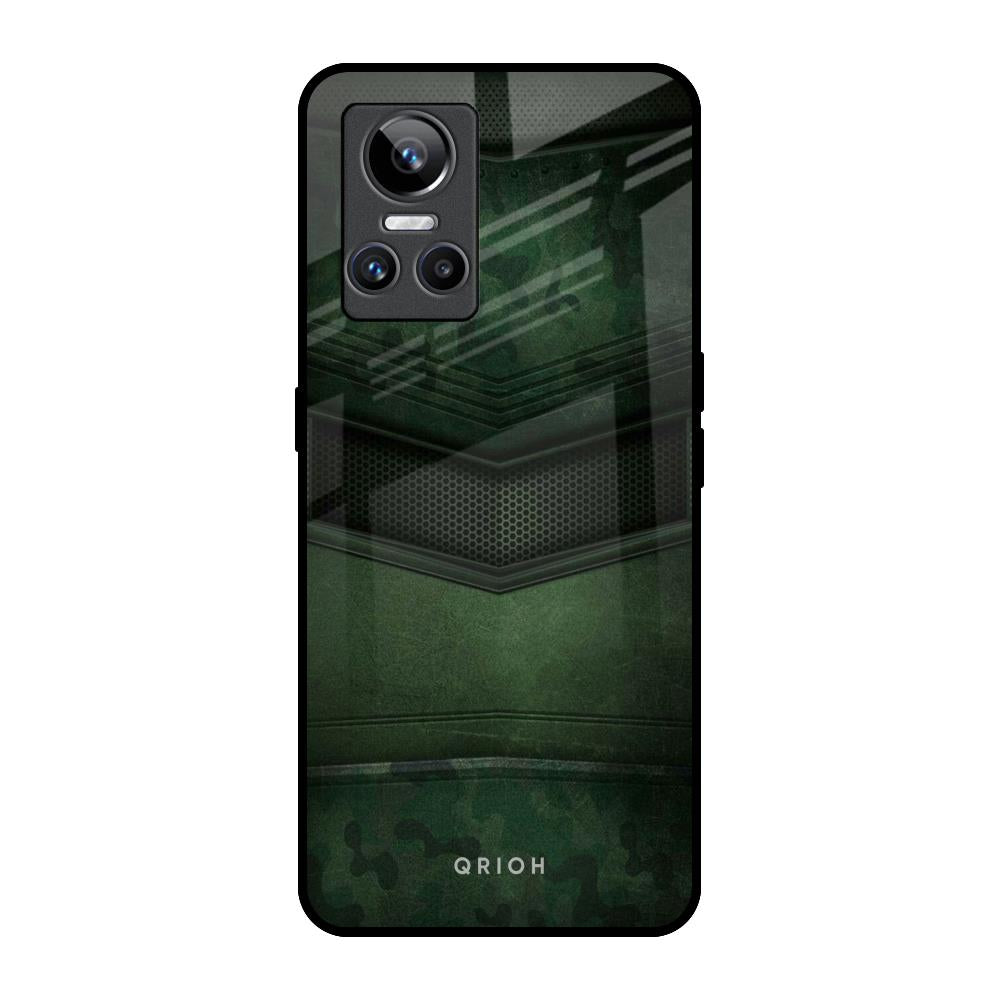 Green Leather Realme GT Neo 3 Glass Back Cover Online