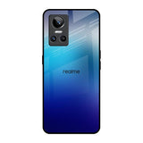 Blue Rhombus Pattern Realme GT Neo 3 Glass Back Cover Online