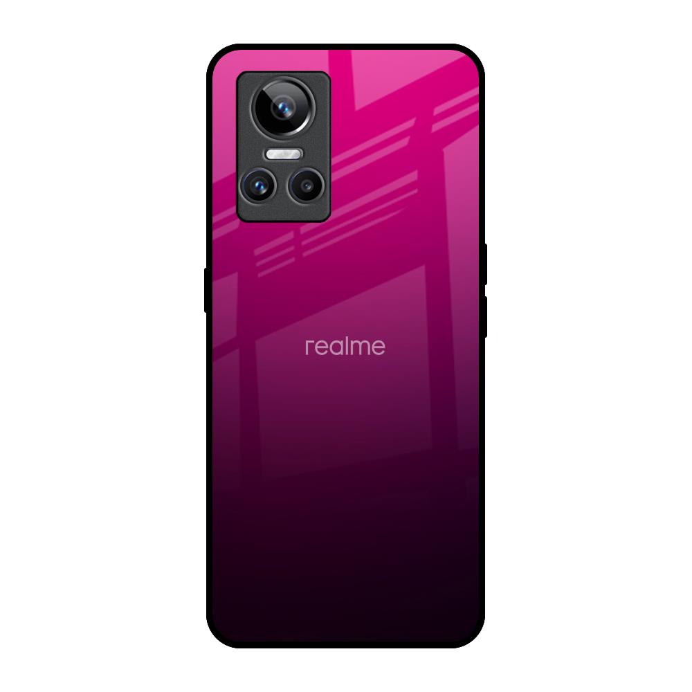Purple Ombre Pattern Realme GT Neo 3 Glass Back Cover Online