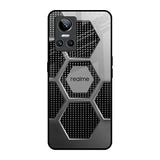 Hexagon Style Realme GT Neo 3 Glass Back Cover Online