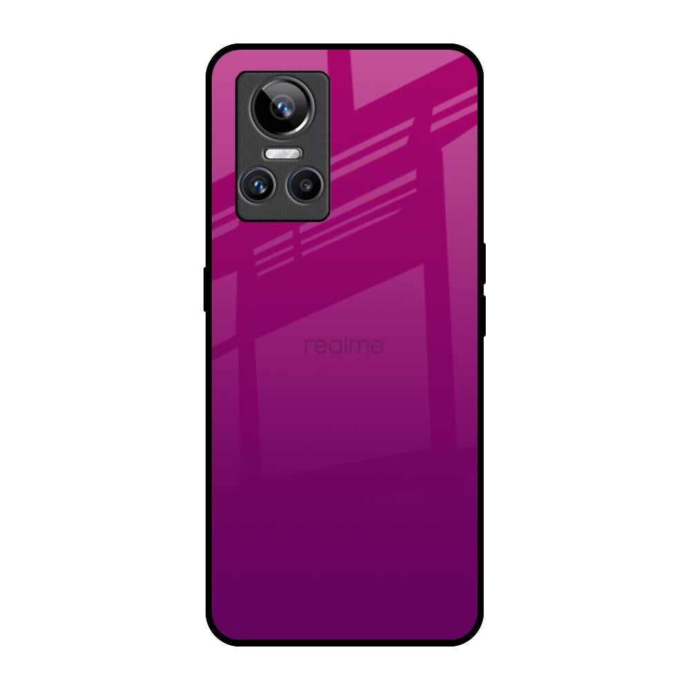 Magenta Gradient Realme GT Neo 3 Glass Back Cover Online