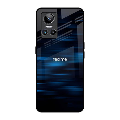 Blue Rough Abstract Realme GT Neo 3 Glass Back Cover Online