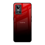 Maroon Faded Realme GT Neo 3 Glass Back Cover Online