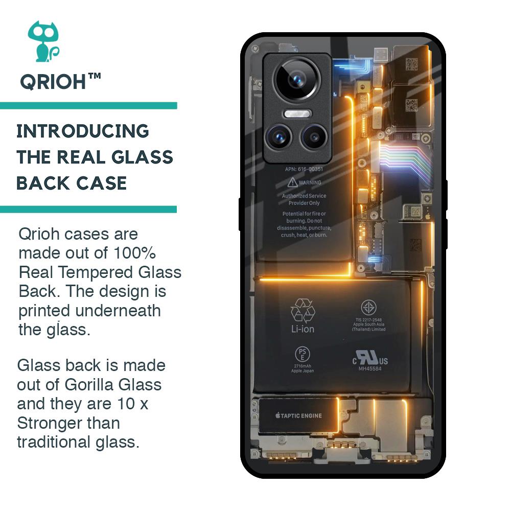 Glow Up Skeleton Glass Case for Realme GT Neo 3