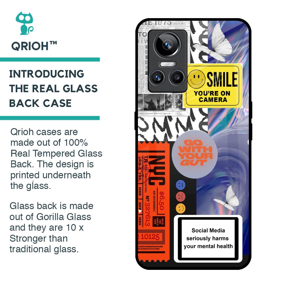 Smile for Camera Glass Case for Realme GT Neo 3