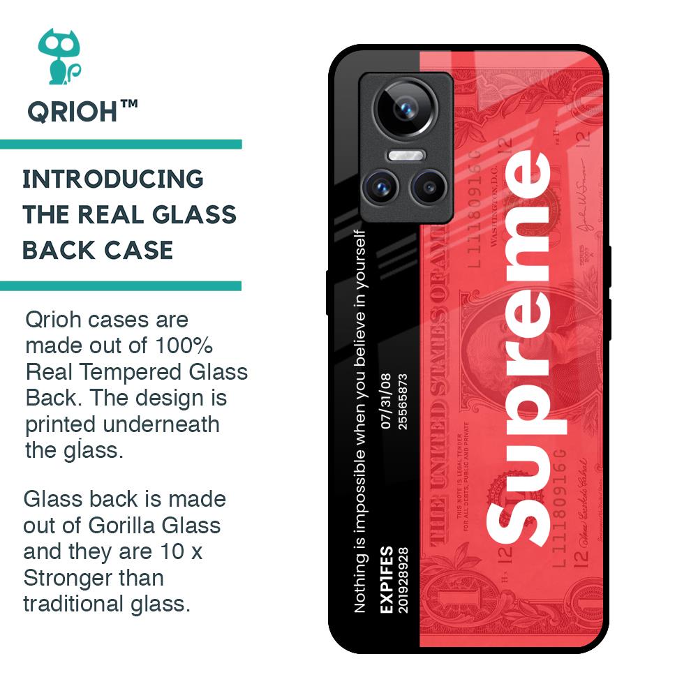 Supreme Ticket Glass Case for Realme GT Neo 3