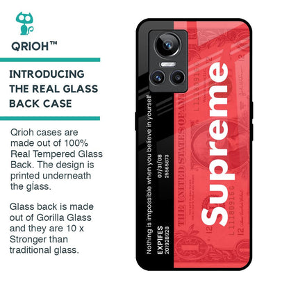 Supreme Ticket Glass Case for Realme GT Neo 3