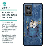Kitty In Pocket Glass Case For Realme GT Neo 3