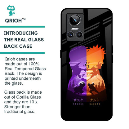Minimalist Anime Glass Case for Realme GT Neo 3