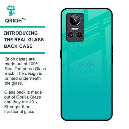 Cuba Blue Glass Case For Realme GT Neo 3