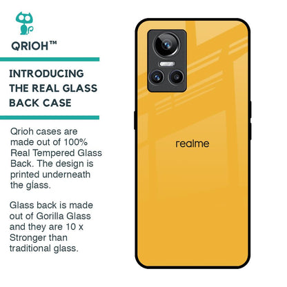Fluorescent Yellow Glass case for Realme GT Neo 3