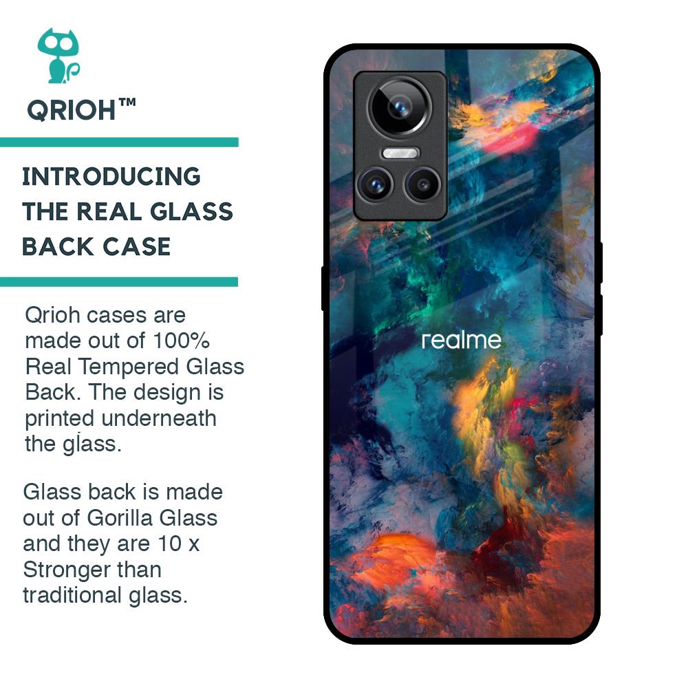 Colored Storm Glass Case for Realme GT Neo 3