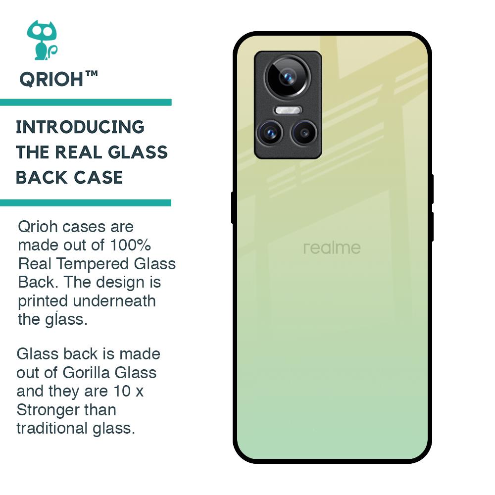 Mint Green Gradient Glass Case for Realme GT Neo 3