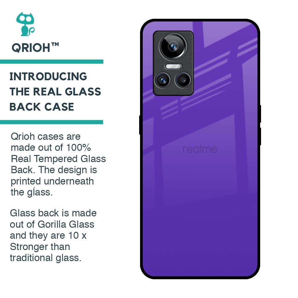 Amethyst Purple Glass Case for Realme GT Neo 3
