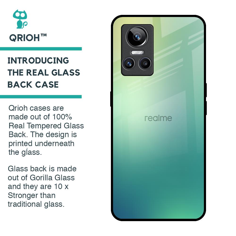 Dusty Green Glass Case for Realme GT Neo 3