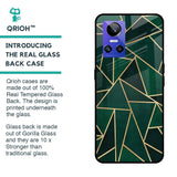 Abstract Green Glass Case For Realme GT Neo3