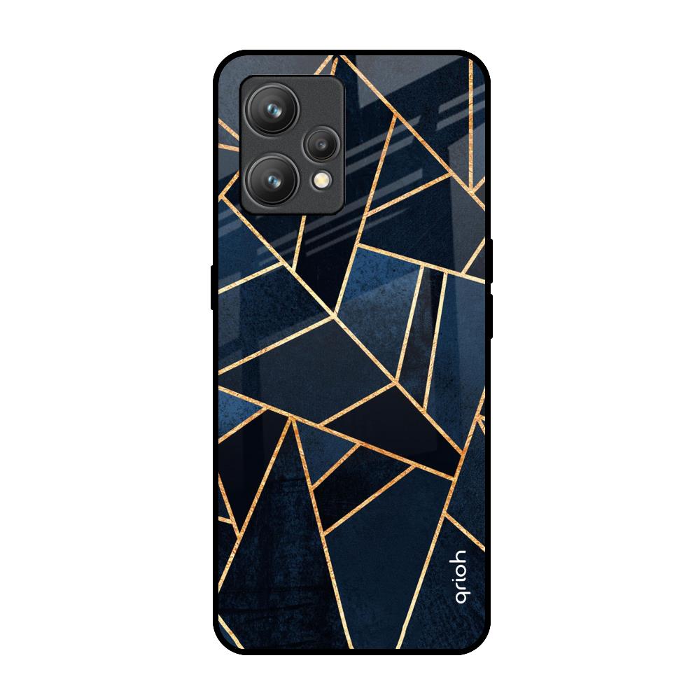 Abstract Tiles Realme 9 Glass Back Cover Online