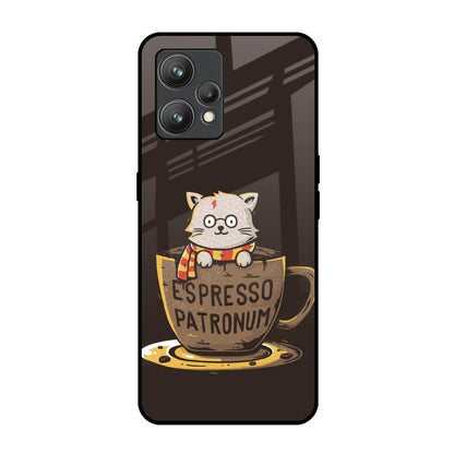 Tea With Kitty Realme 9 Glass Back Cover Online