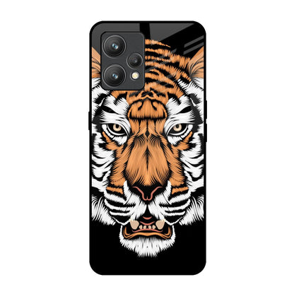 Angry Tiger Realme 9 Glass Back Cover Online