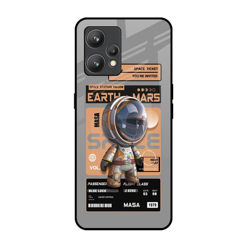 Space Ticket Realme 9 Glass Back Cover Online
