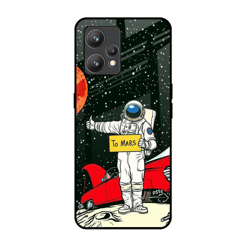 Astronaut on Mars Realme 9 Glass Back Cover Online