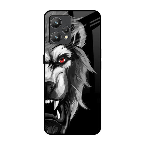 Wild Lion Realme 9 Glass Back Cover Online