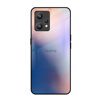 Blue Mauve Gradient Realme 9 Glass Back Cover Online