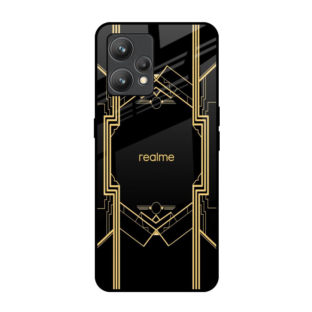 Sacred Logo Realme 9 Glass Back Cover Online