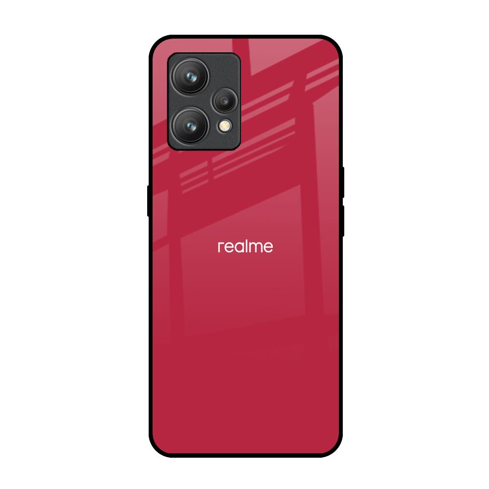 Solo Maroon Realme 9 Glass Back Cover Online