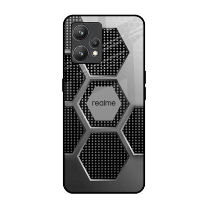 Hexagon Style Realme 9 Glass Back Cover Online