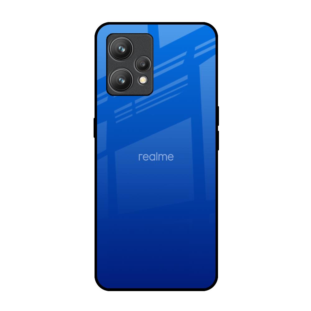 Egyptian Blue Realme 9 Glass Back Cover Online