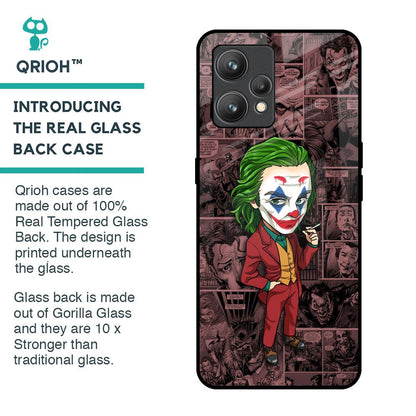 Joker Cartoon Glass Case for Realme 9