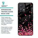 Heart Rain Fall Glass Case For Realme 9